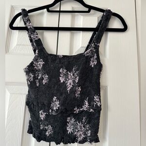 Free People Black Tank Top